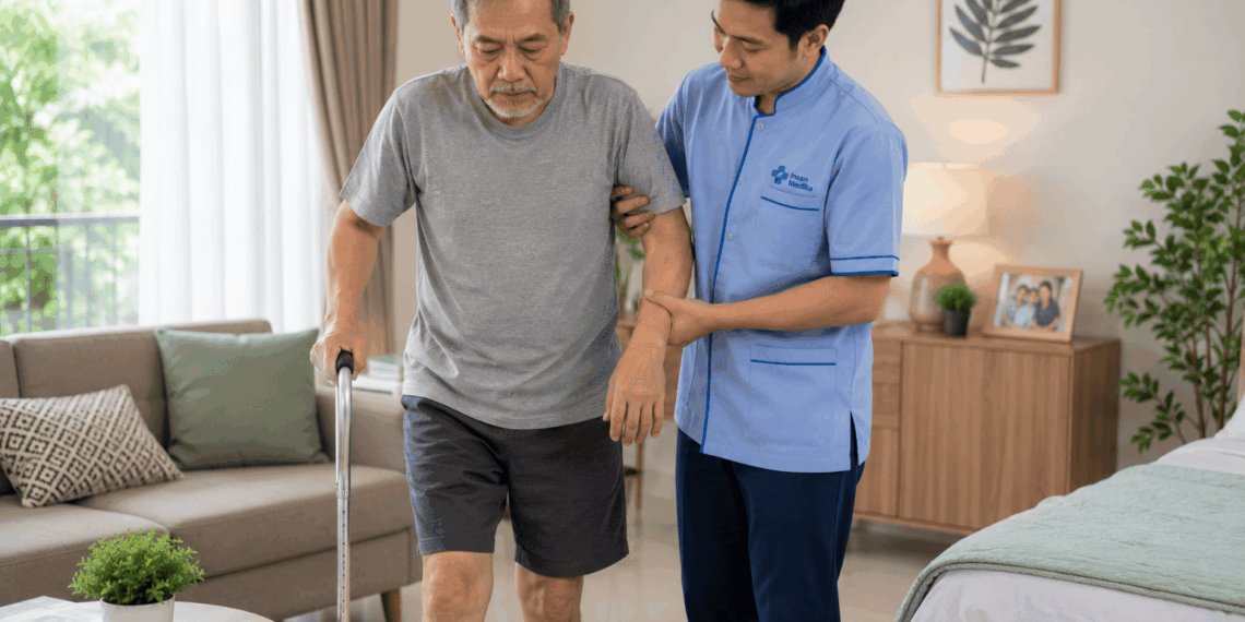 caregiver stroke di rumah